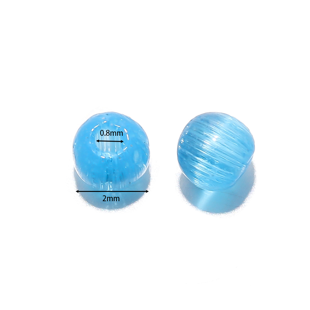 180pcs/Strand 2mm Glass Cat Ey - Glass Seed Beads 2Mm Jewelry Making ulasan dan harga