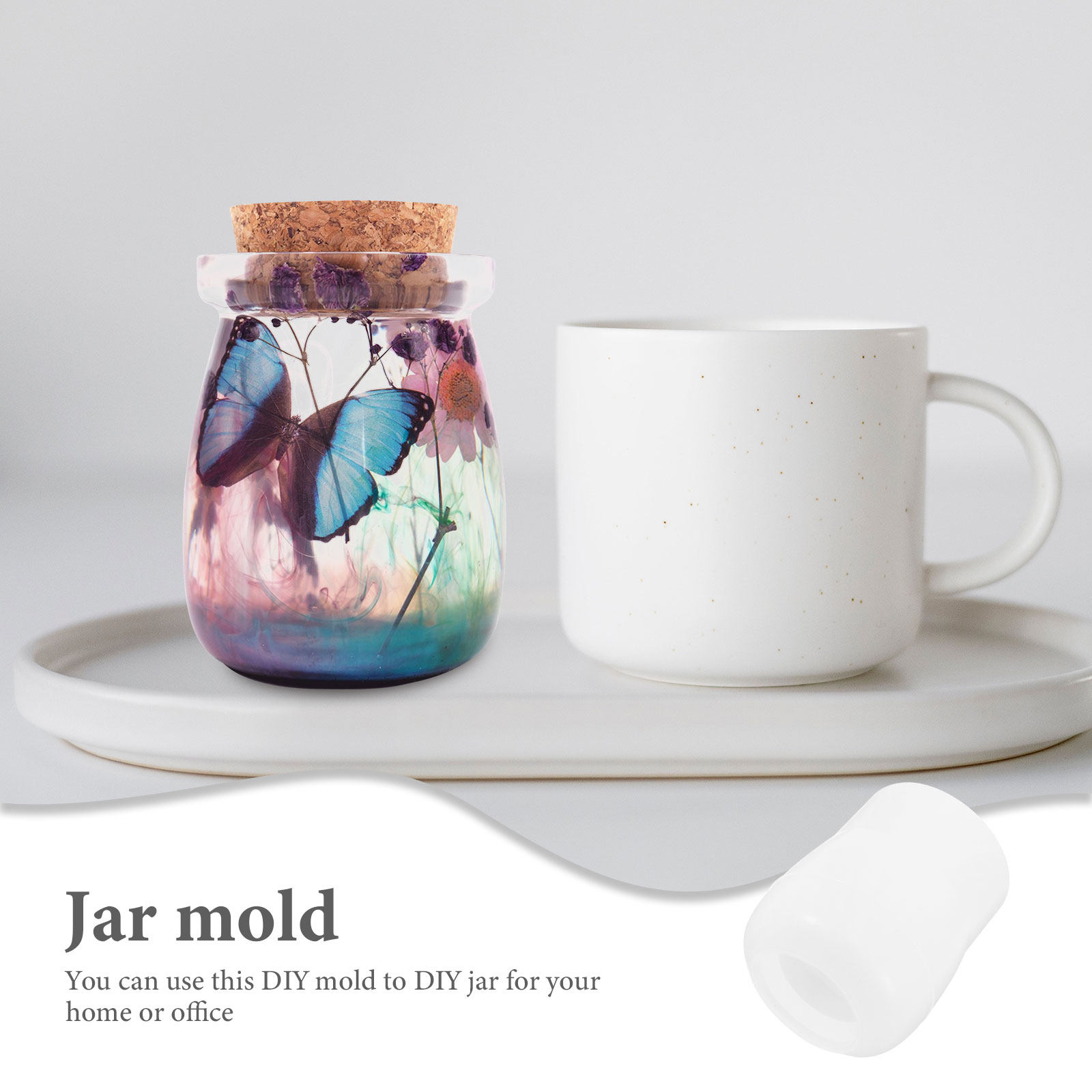 Silicone Jar Molds Set for Epo - Silicone Epoxy Resin Molds Set ulasan dan harga