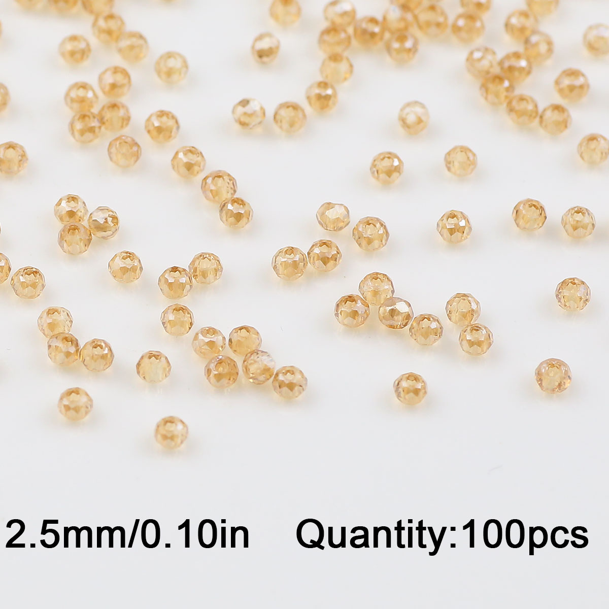 WLYeeS Flat Round Gold Champag - Glass Seed Beads 2Mm Jewelry Making ulasan dan harga