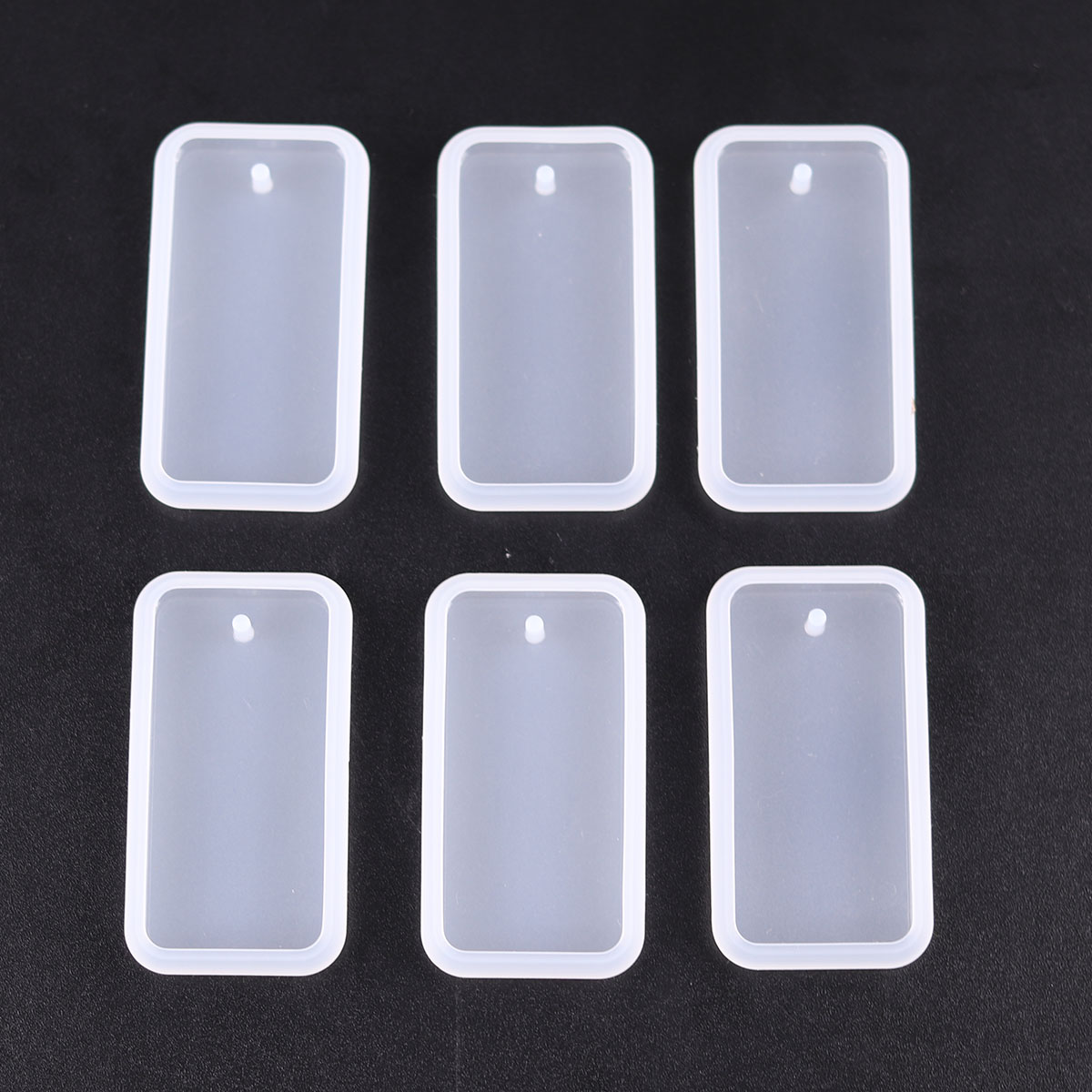 1PC DIY Keychain Pendant Silic - Silicone Epoxy Resin Molds Set ulasan dan harga