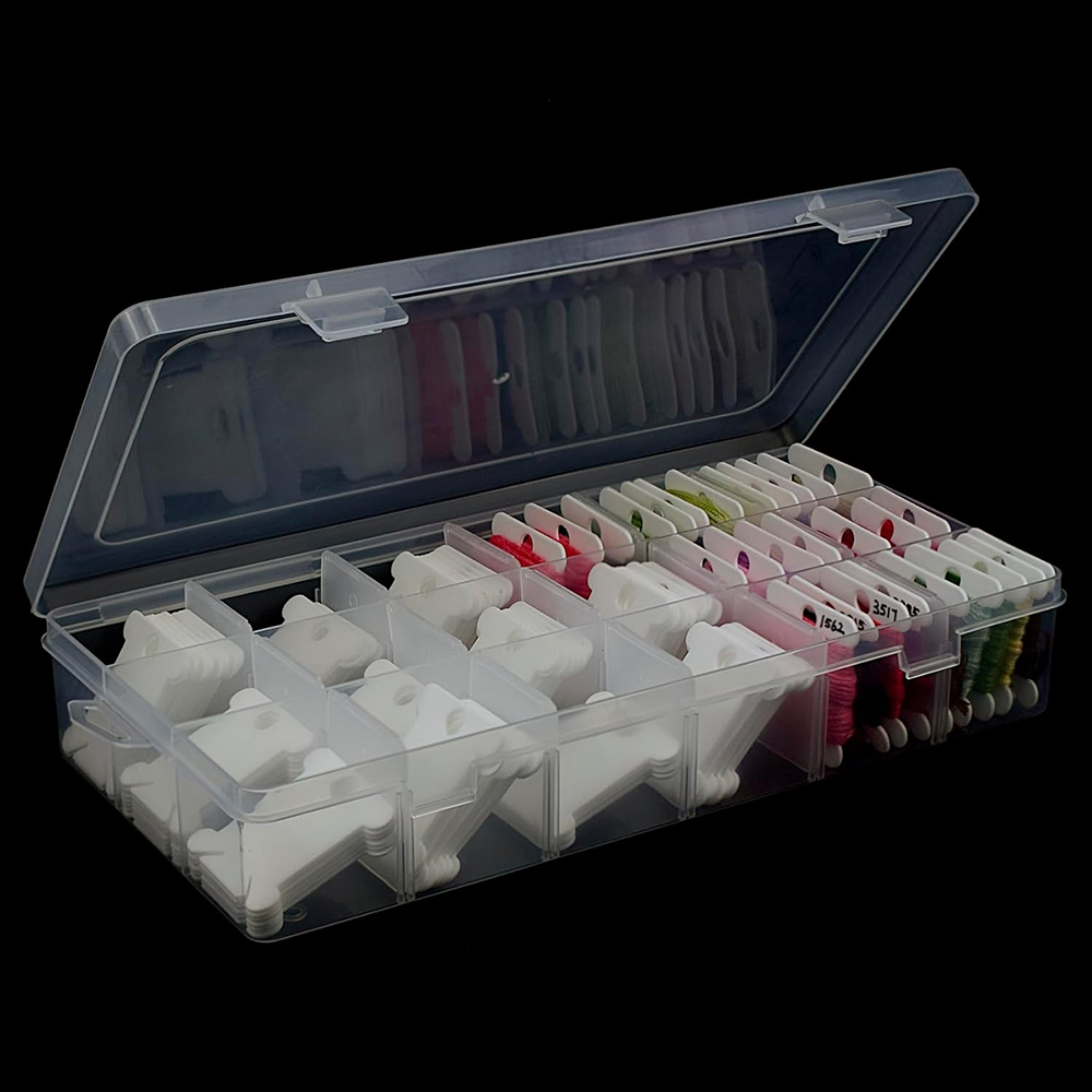 Embroidery Floss Organizer 18  - Cotton Embroidery Thread Skeins ulasan dan harga