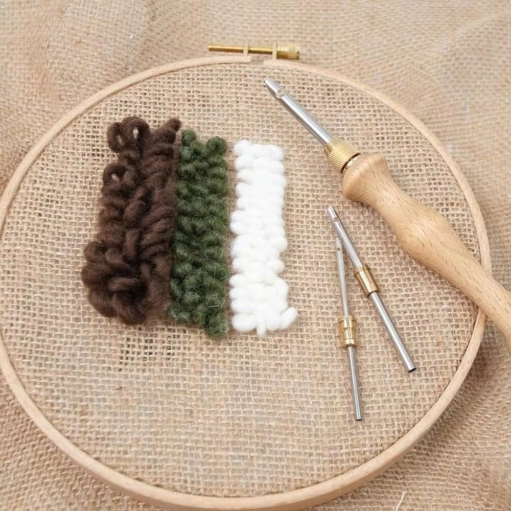2.5mm/3.5mm/5mm Punch Needle S - Cotton Embroidery Thread Skeins ulasan dan harga