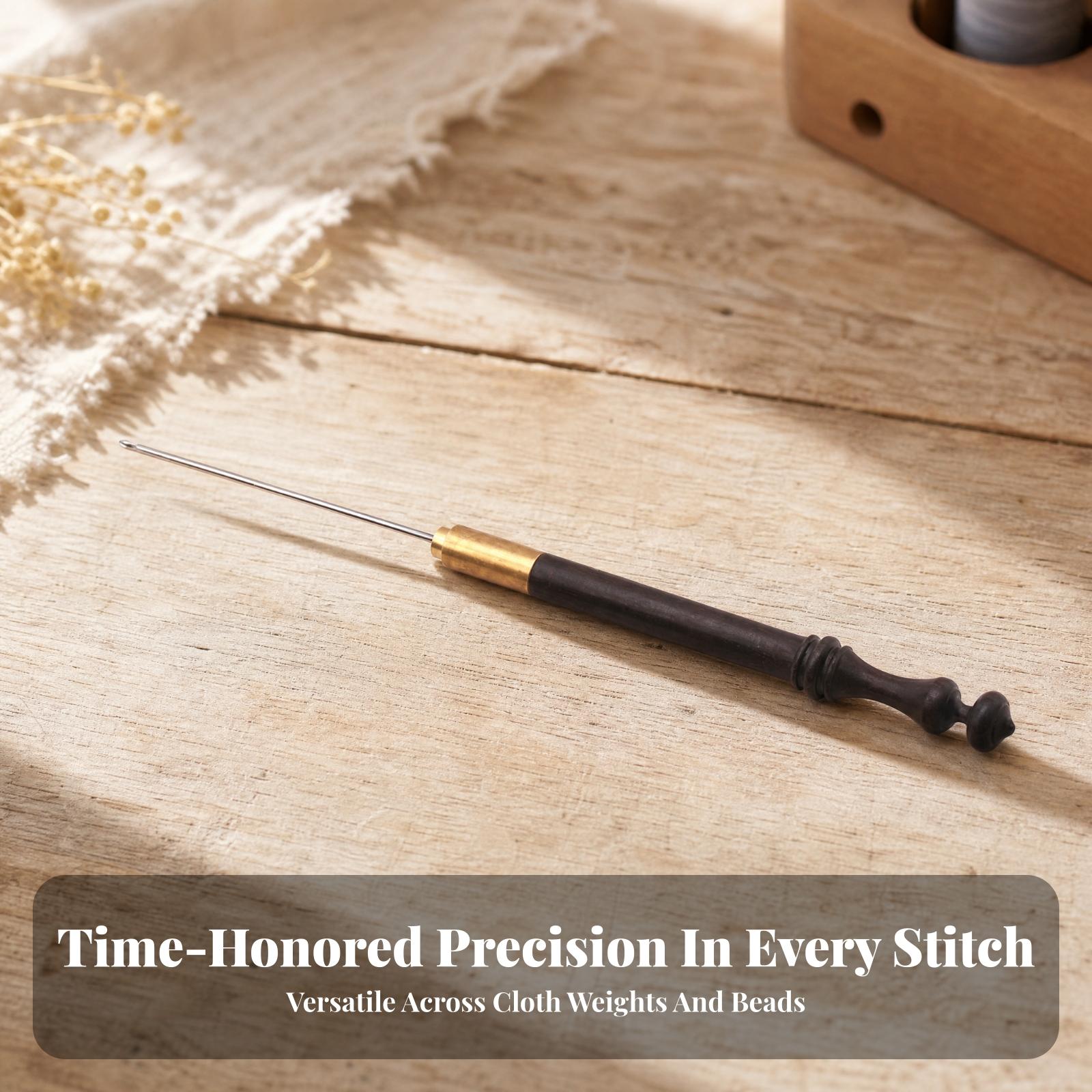Ergonomic Wooden Handle Embroi - Wooden Crochet Hooks Ergonomic Handle ulasan dan harga