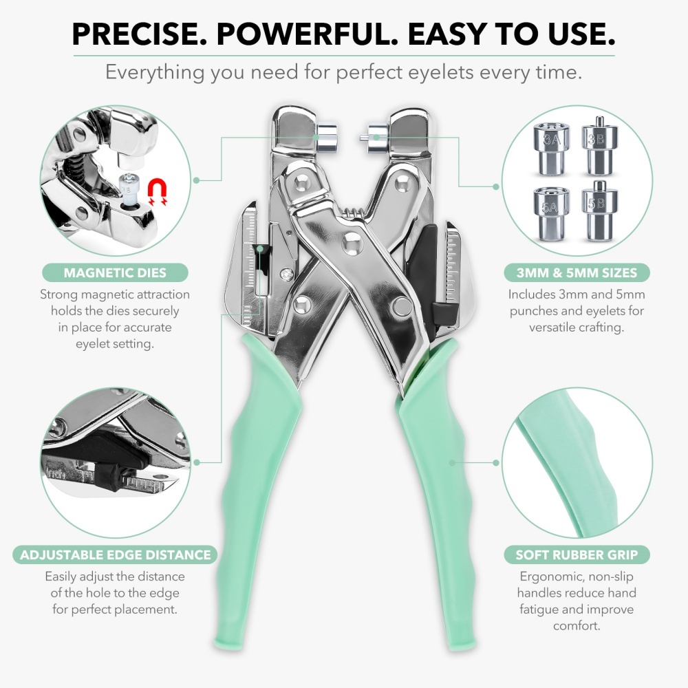 Grommet Tool Kit Handheld Hole - Sewing ulasan dan harga