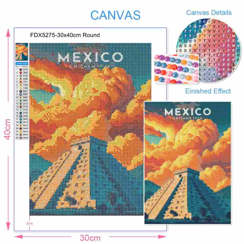 5D Diamond Painting Kits Full  - 5D Diamond Painting Kit Full Drill ulasan dan harga