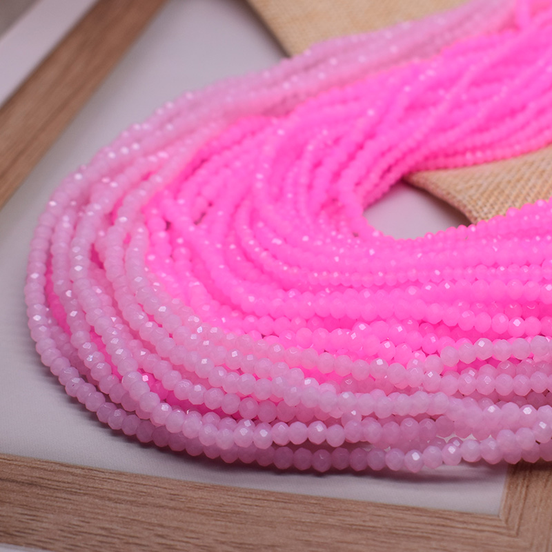 Bright peach pink 1 2 3 4 6 8m - Glass Seed Beads 2Mm Jewelry Making ulasan dan harga