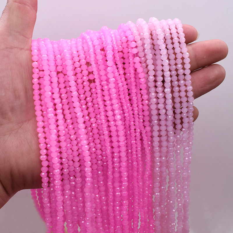 Bright peach pink 1 2 3 4 6 8m - Glass Seed Beads 2Mm Jewelry Making ulasan dan harga