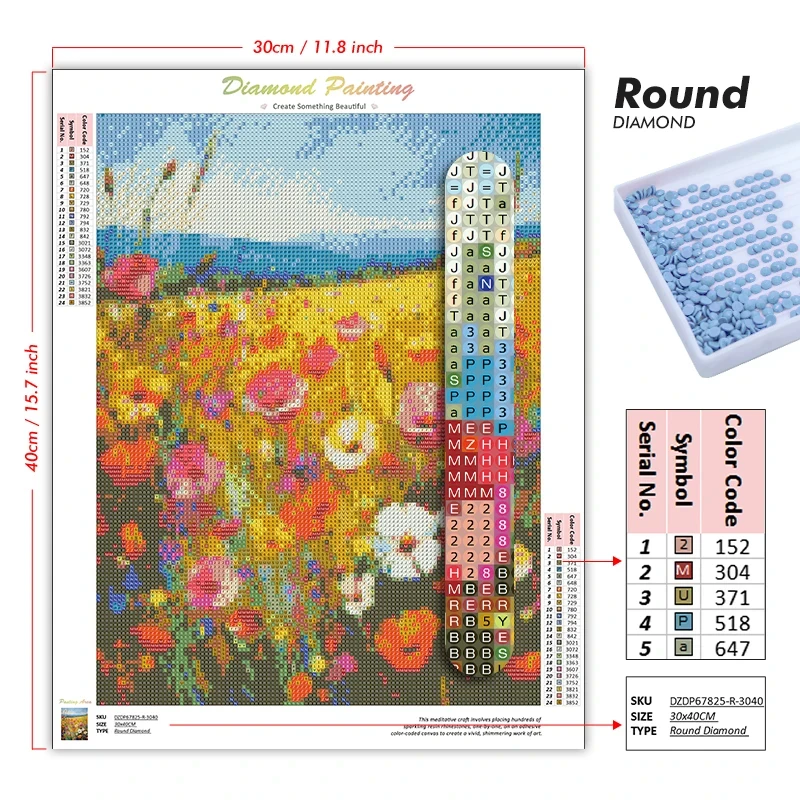 5D DIY Diamond Painting Kit Sa - 5D Diamond Painting Kit Full Drill ulasan dan harga
