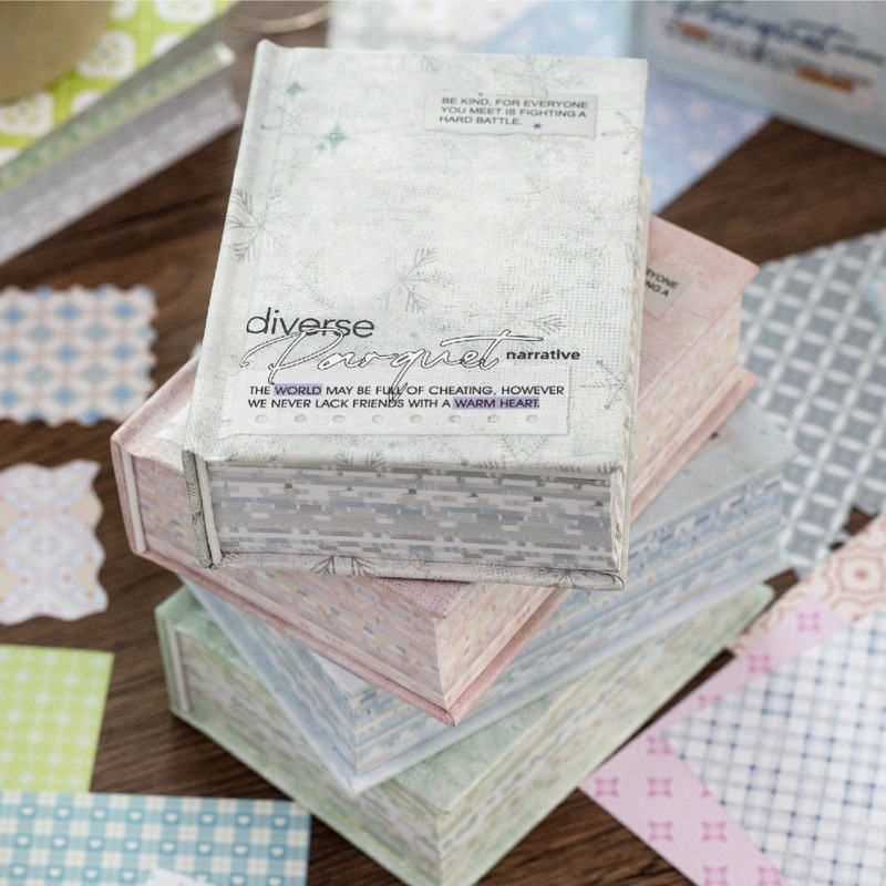 1pack/200pcs Vintage Floral Pl - Vintage Junk Journal Scrapbooking Paper ulasan dan harga