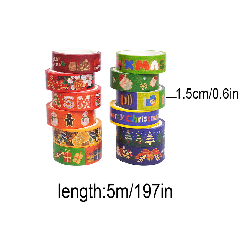 12 Rolls Of Vintage Christmas  - Scrapbooking ulasan dan harga