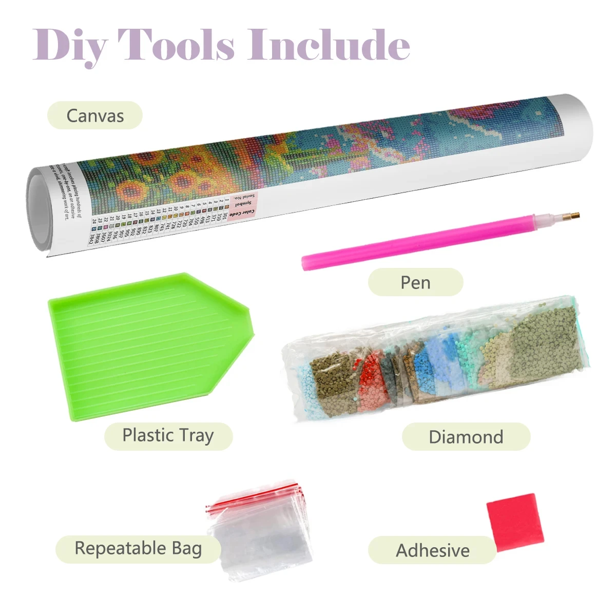 5D DIY Diamond Painting Kit Cr - 5D Diamond Painting Kit Full Drill ulasan dan harga