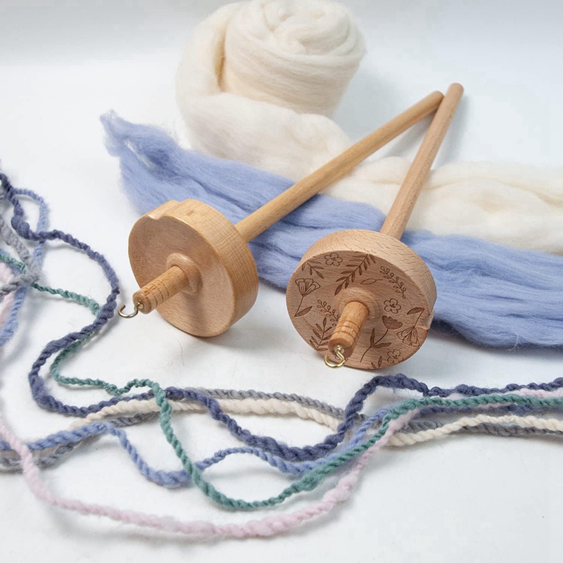 Drop Spindle Yarn Tool,Wooden  - Sewing ulasan dan harga