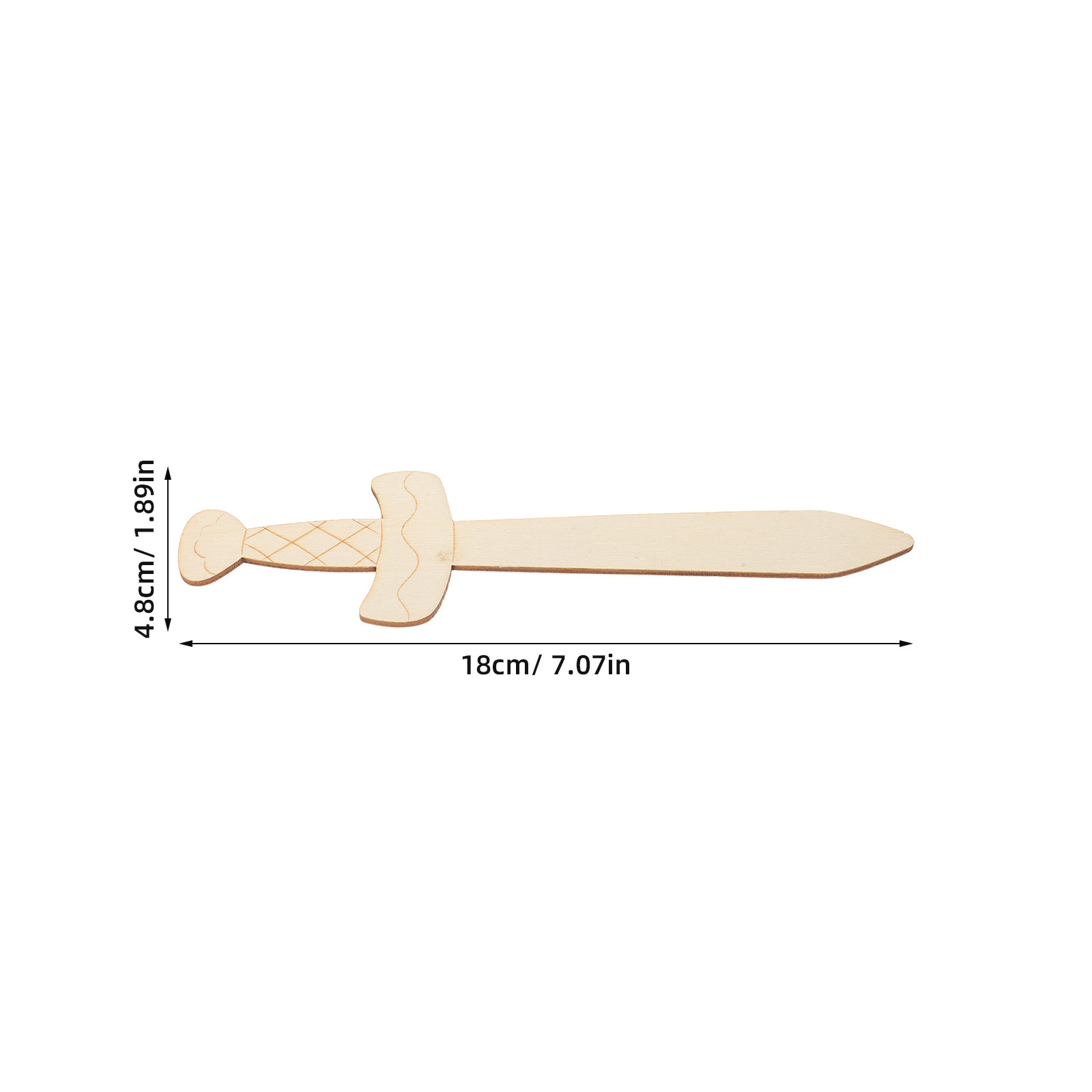 20Pcs Wooden Swords to Decorat - Painting Supplies ulasan dan harga