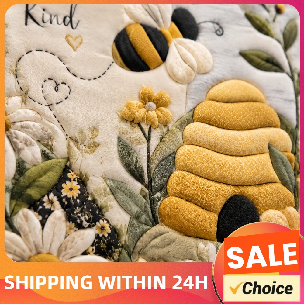 Bee Themed DIY Fabric Art Kit  - Sewing ulasan dan harga