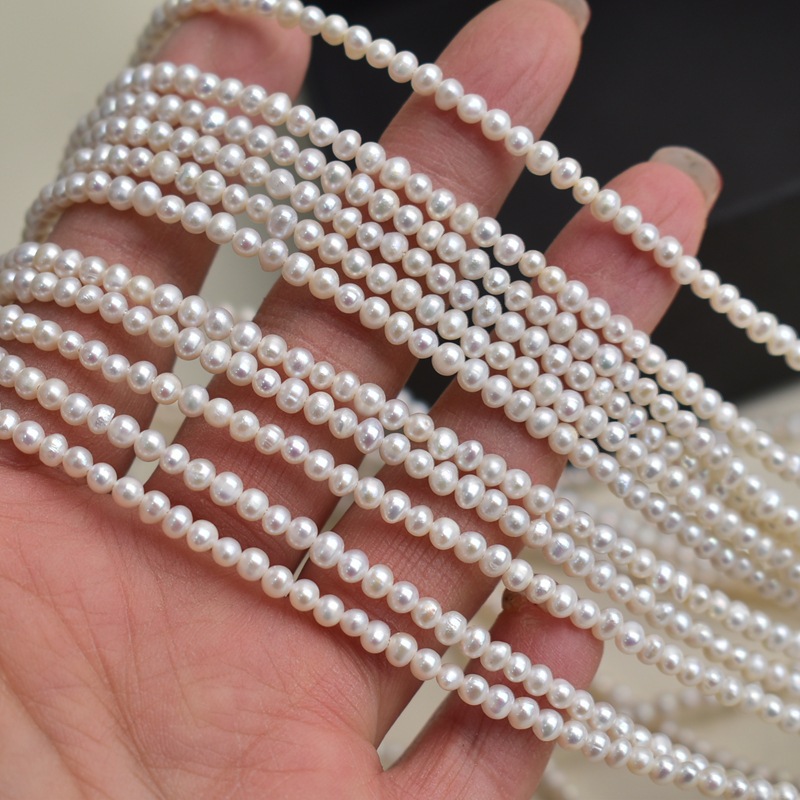 Natural freshwater pearls, whi - Beading ulasan dan harga