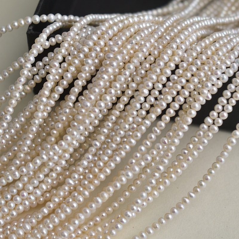 Natural freshwater pearls, whi - Beading ulasan dan harga