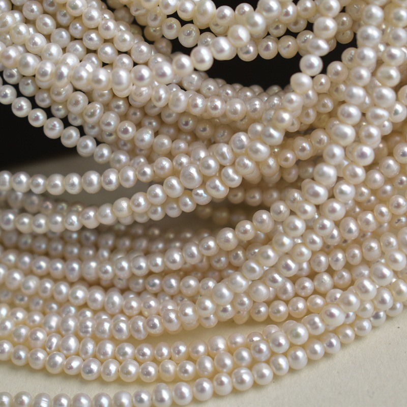 Natural freshwater pearls, whi - Beading ulasan dan harga