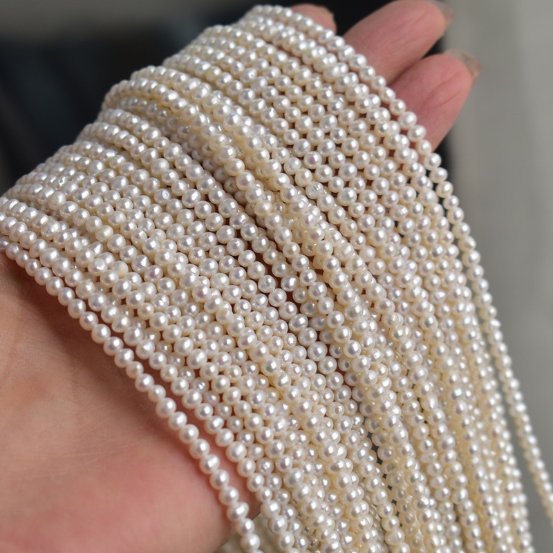 Natural freshwater pearls, whi - Beading ulasan dan harga