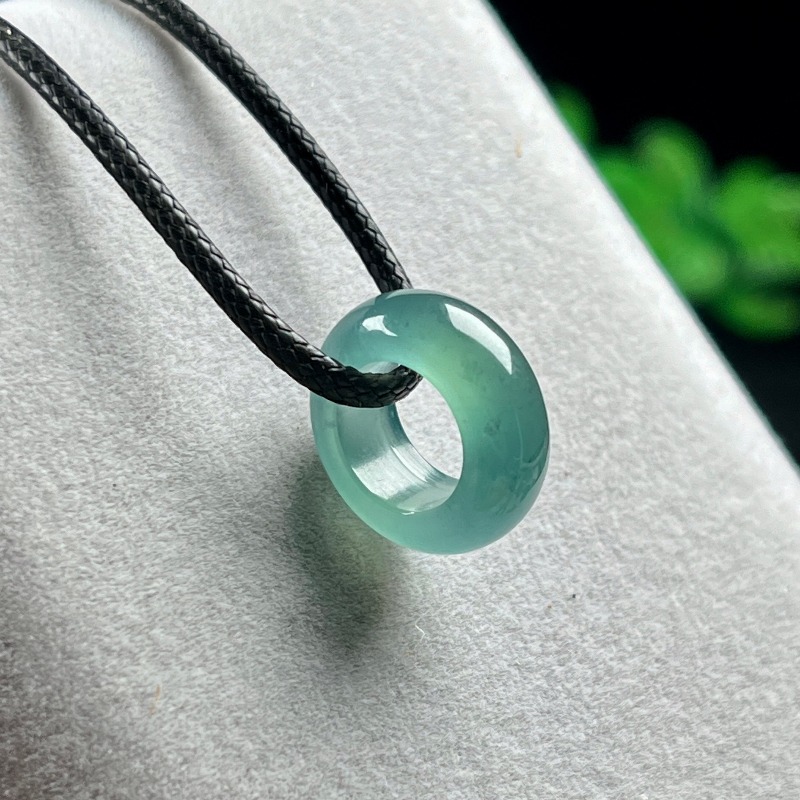 Natural Emerald Blue Water Luc - Beading ulasan dan harga