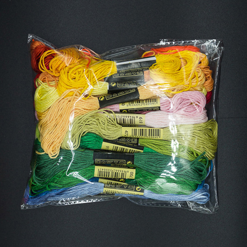 C 24/100/50 Multicolor Cross   - Cotton Embroidery Thread Skeins ulasan dan harga