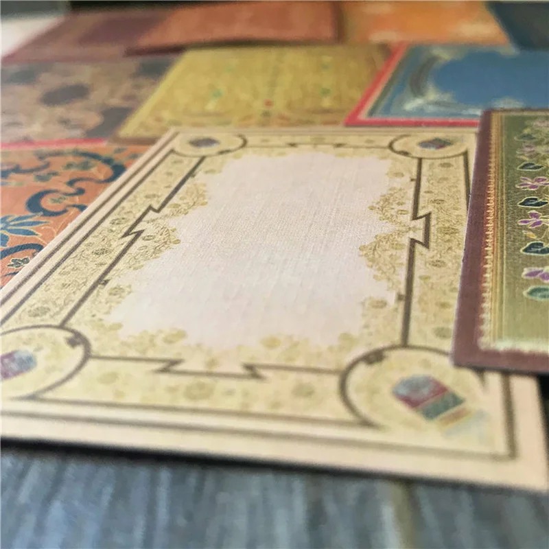 16Pcs Vintage Bohemian Cardsto - Vintage Junk Journal Scrapbooking Paper ulasan dan harga