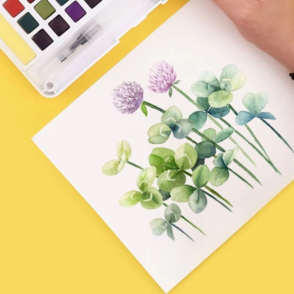 12/18/24/36 Colors Solid Water - Watercolor Paint Set Solid Pigment ulasan dan harga