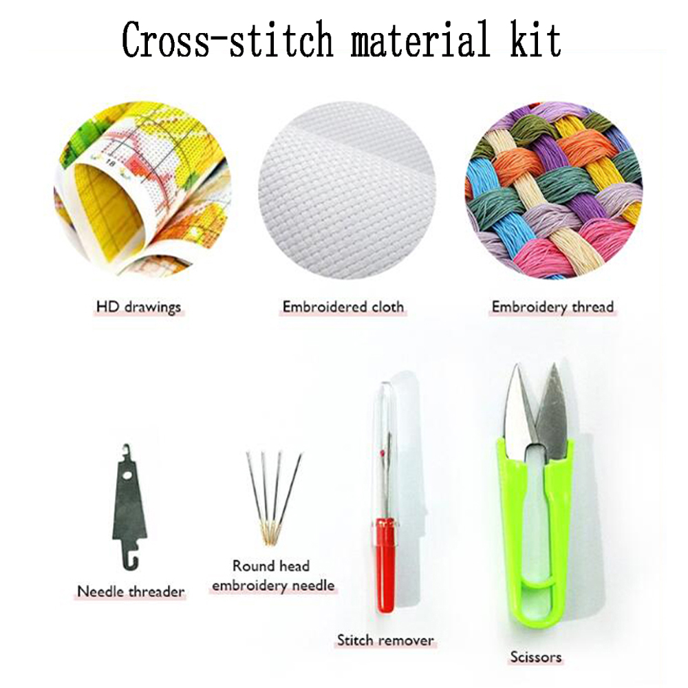 Cross Stitch Embroidery Forest - Cotton Embroidery Thread Skeins ulasan dan harga