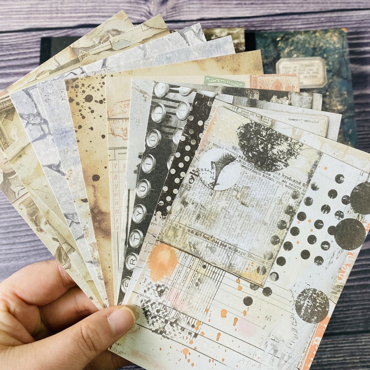 100sheets Vintage Scrapbook Pa - Vintage Junk Journal Scrapbooking Paper ulasan dan harga