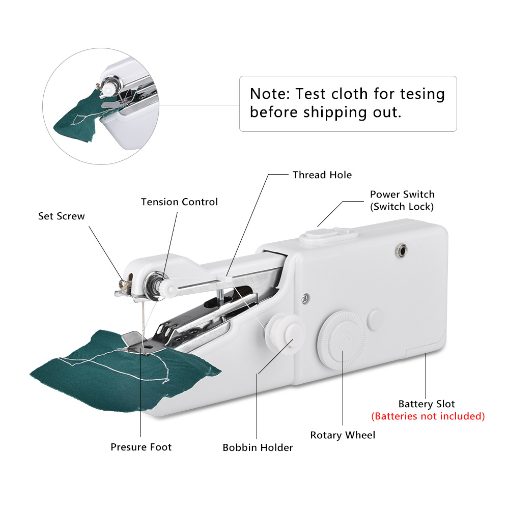 Mini Portable Handheld Sewing  - Mini Electric Sewing Machine Handheld ulasan dan harga