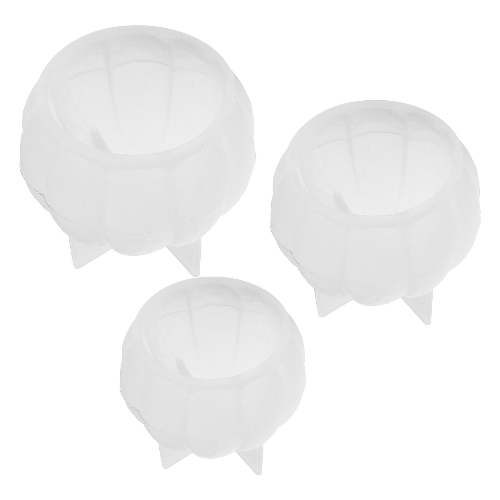 3Pcs Halloween Pumpkin Silicon - Silicone Epoxy Resin Molds Set ulasan dan harga