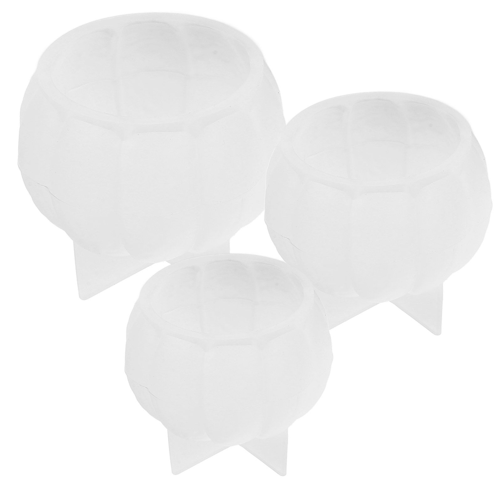 3Pcs Halloween Pumpkin Silicon - Silicone Epoxy Resin Molds Set ulasan dan harga