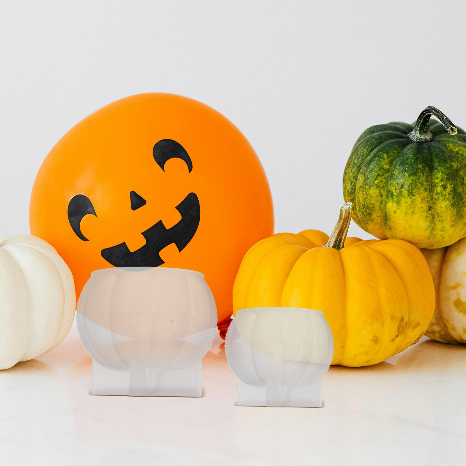 3Pcs Halloween Pumpkin Silicon - Silicone Epoxy Resin Molds Set ulasan dan harga